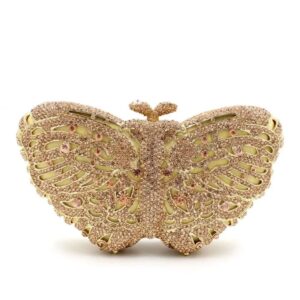 new luxury trending classy evening handbags panda crystal clutch bear purse for lady (copy)