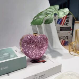 women's luxury crystal diamond event evening clutch bow knot shaped sparkling rhinestones handbag for banquet & wedding party (copy)