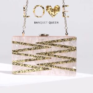 women designer luxury handbags banquet clutch acrylic evening bags dinner party purse for women