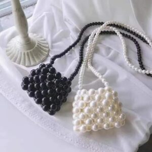 renowned pearl bead handmade bead bead handmade weaving chain bag