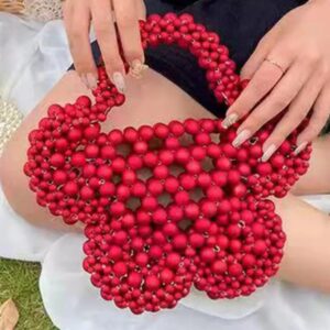2026 colorful handmade beaded mini beads bag shiny handheld banquet bags for women (copy)